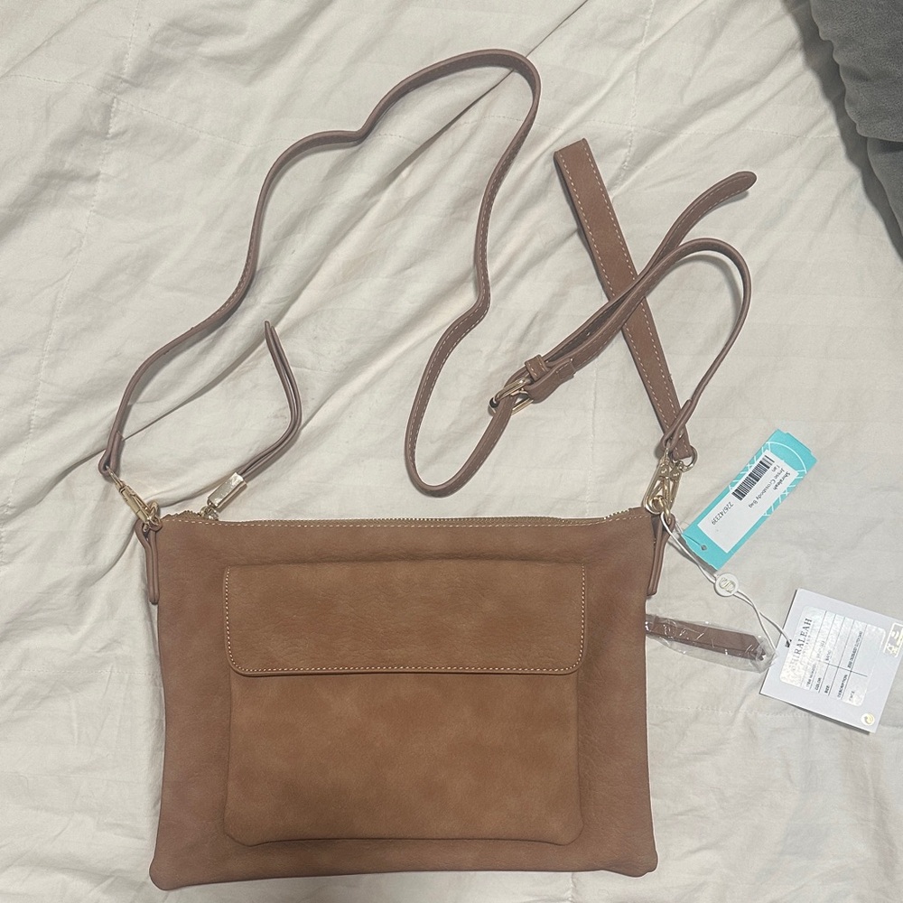 Shiraleah Brown Crossbody Bag